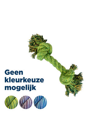 hondenspeelgoed flostouw Flossin Fun 2 Knoop Super Size 50x13x13 cm