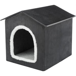 hondenmand / kattenmand Huis Livia Grijs / Wit 50 x 50 x 54 cm