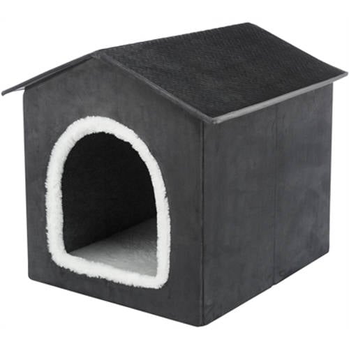 Trixie hondenmand / kattenmand Huis Livia Grijs / Wit 50 x 50 x 54 cm afbeelding