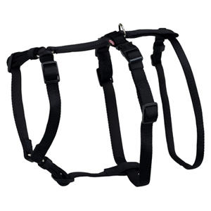 hondentuig met tailleriem Stay Tuig Zwart S-M 40-65 cm