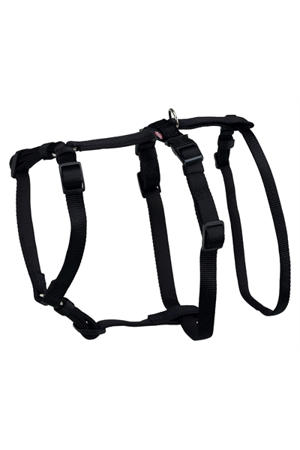 hondentuig met tailleriem Stay Tuig Zwart S-M 40-65 cm