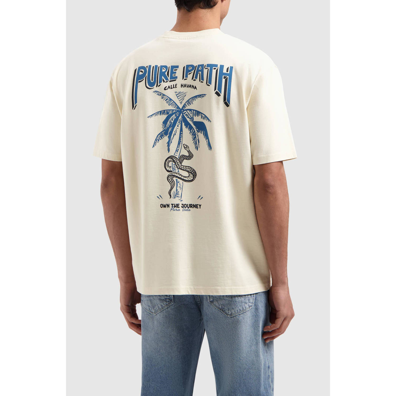 Pure Path T-shirt ecru