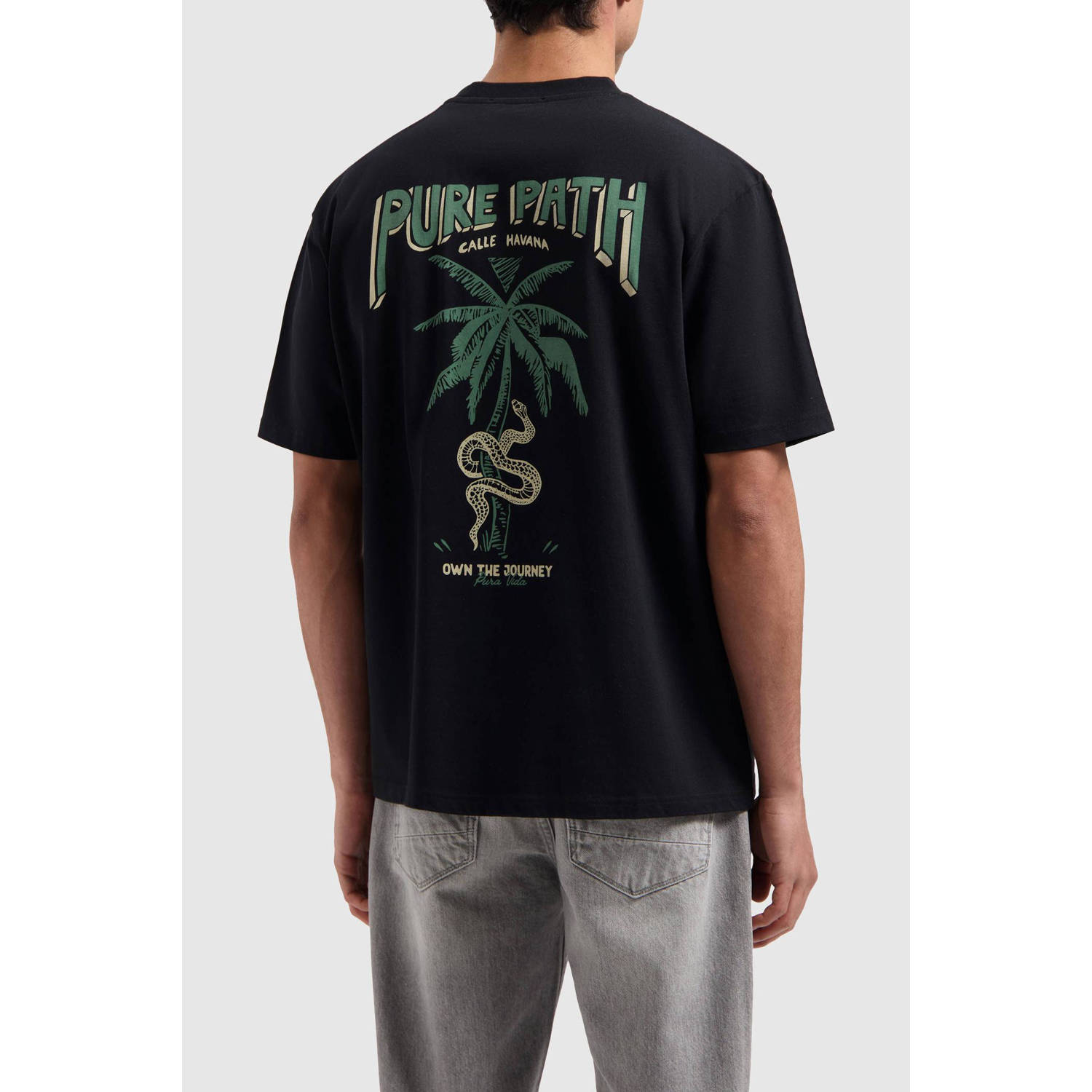 Pure Path T-shirt zwart