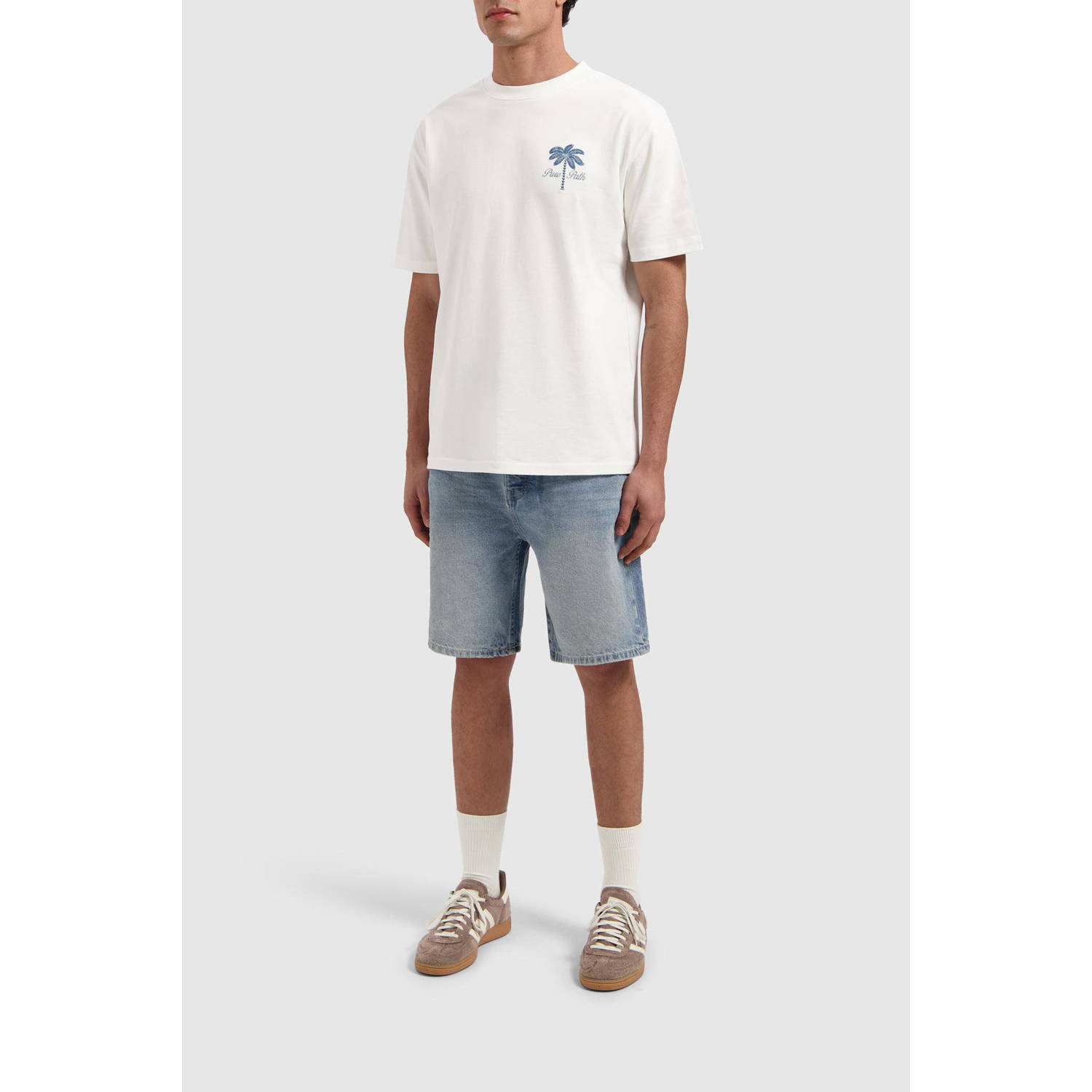 Pure Path T-shirt wit