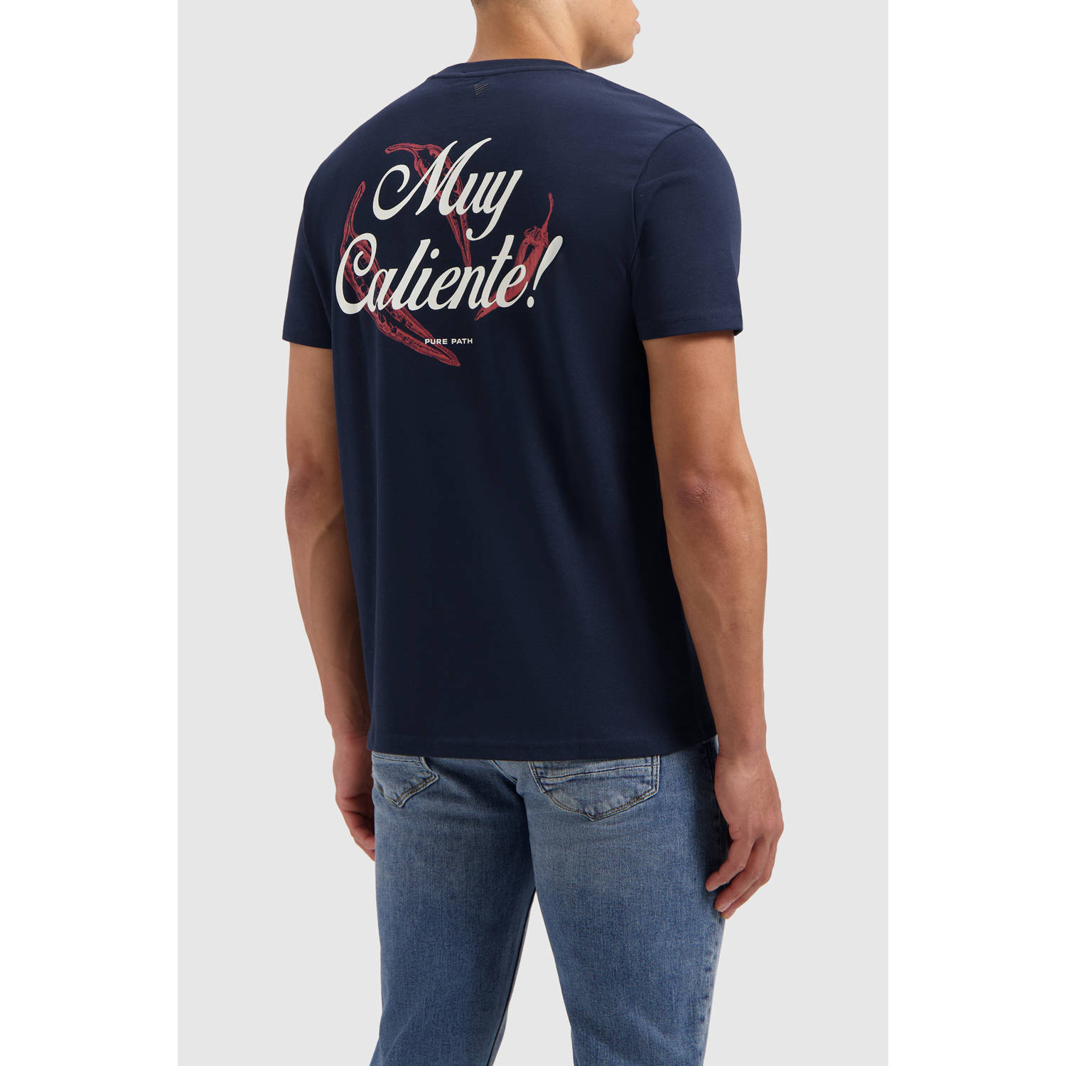 Pure Path T-shirt donkerblauw
