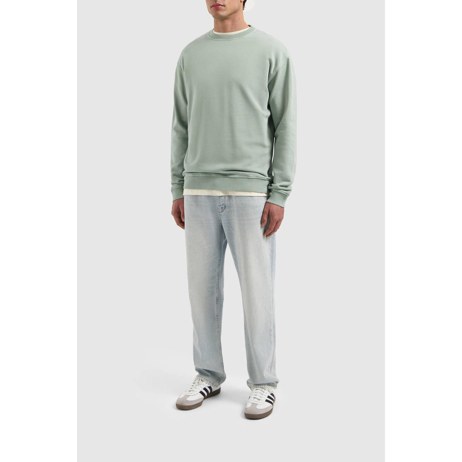 Pure Path sweater mintgroen