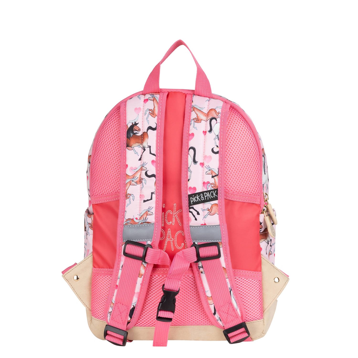 Pick & Pack rugzak Magic Horses M roze