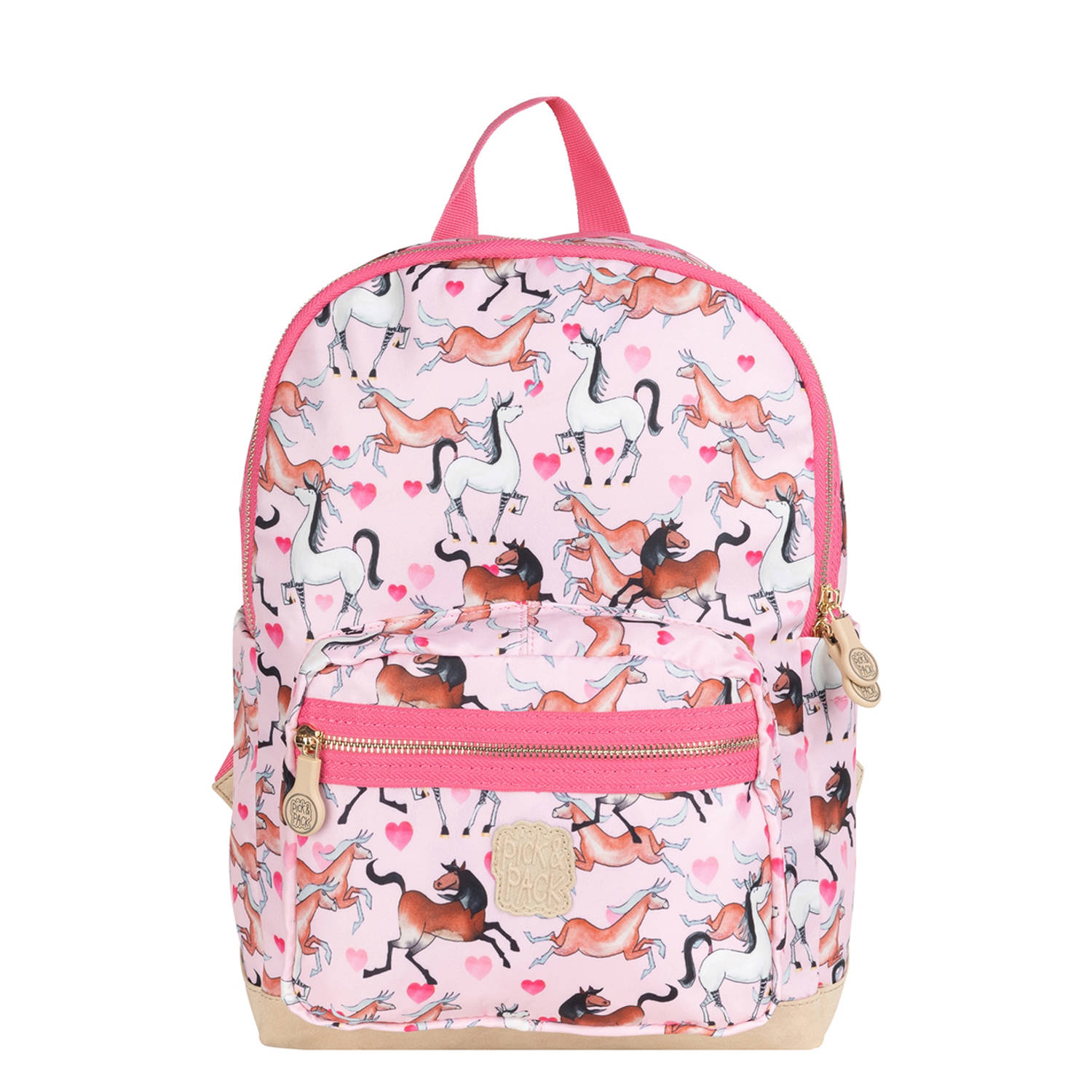 Pick & Pack rugzak Magic Horses M roze