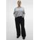 VERO MODA CURVE high waist wide leg jeans black denim