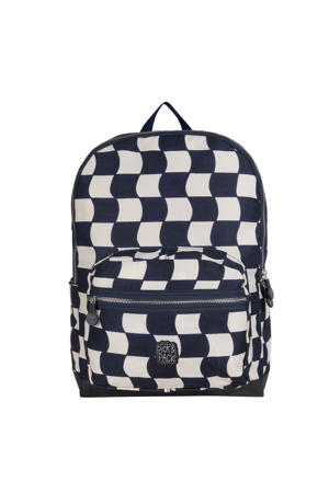 rugzak Check it Out L donkerblauw/wit