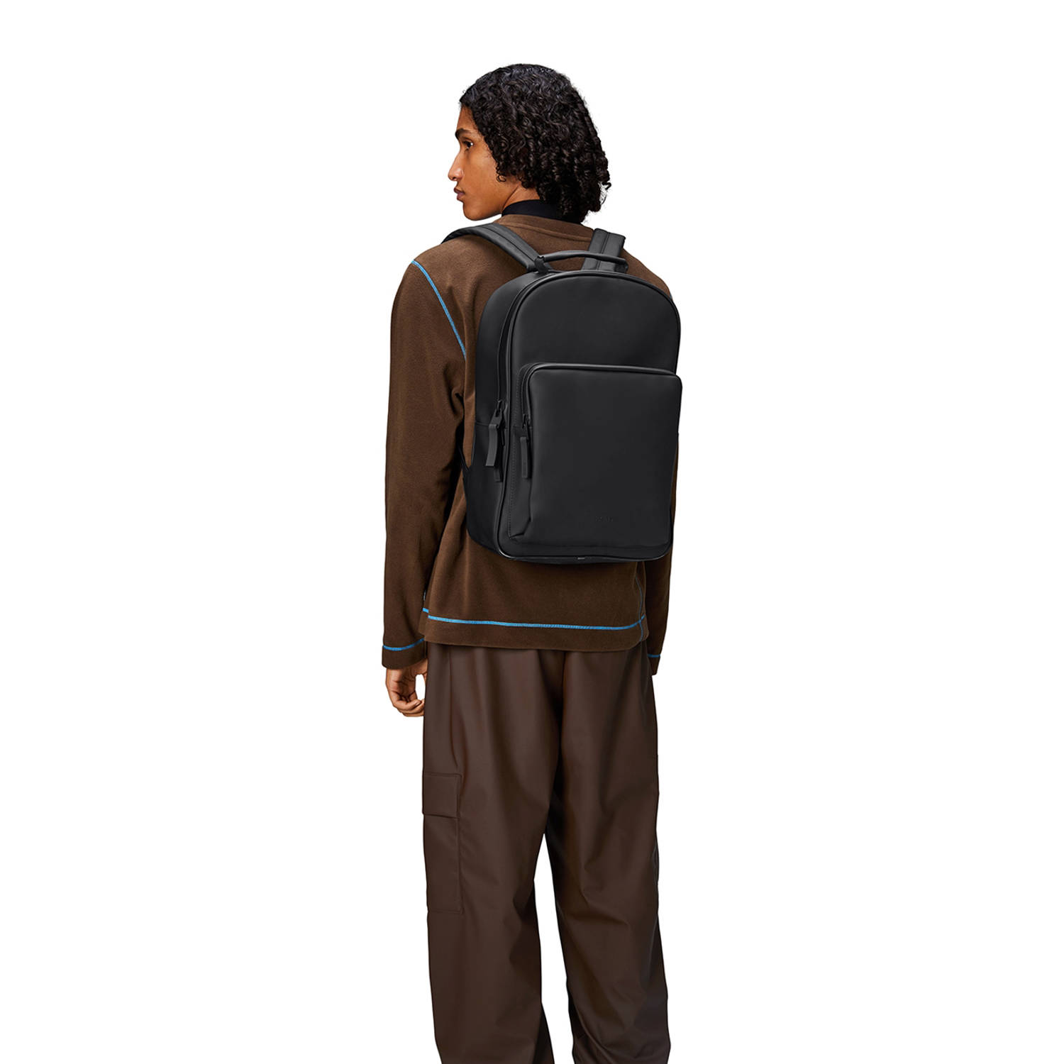 Rains rugzak Book Daypack W3 zwart