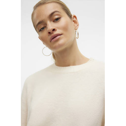 VERO MODA trui taupe gebreid afbeelding