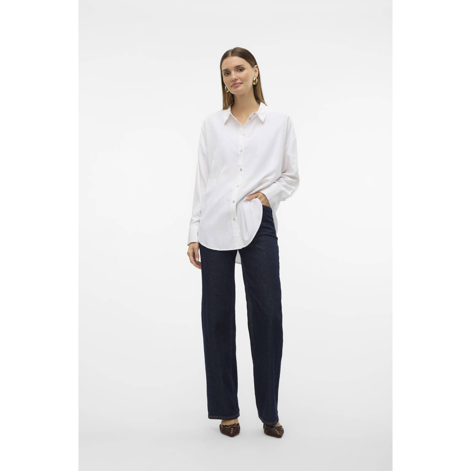 VERO MODA blouse VMNORA ecru