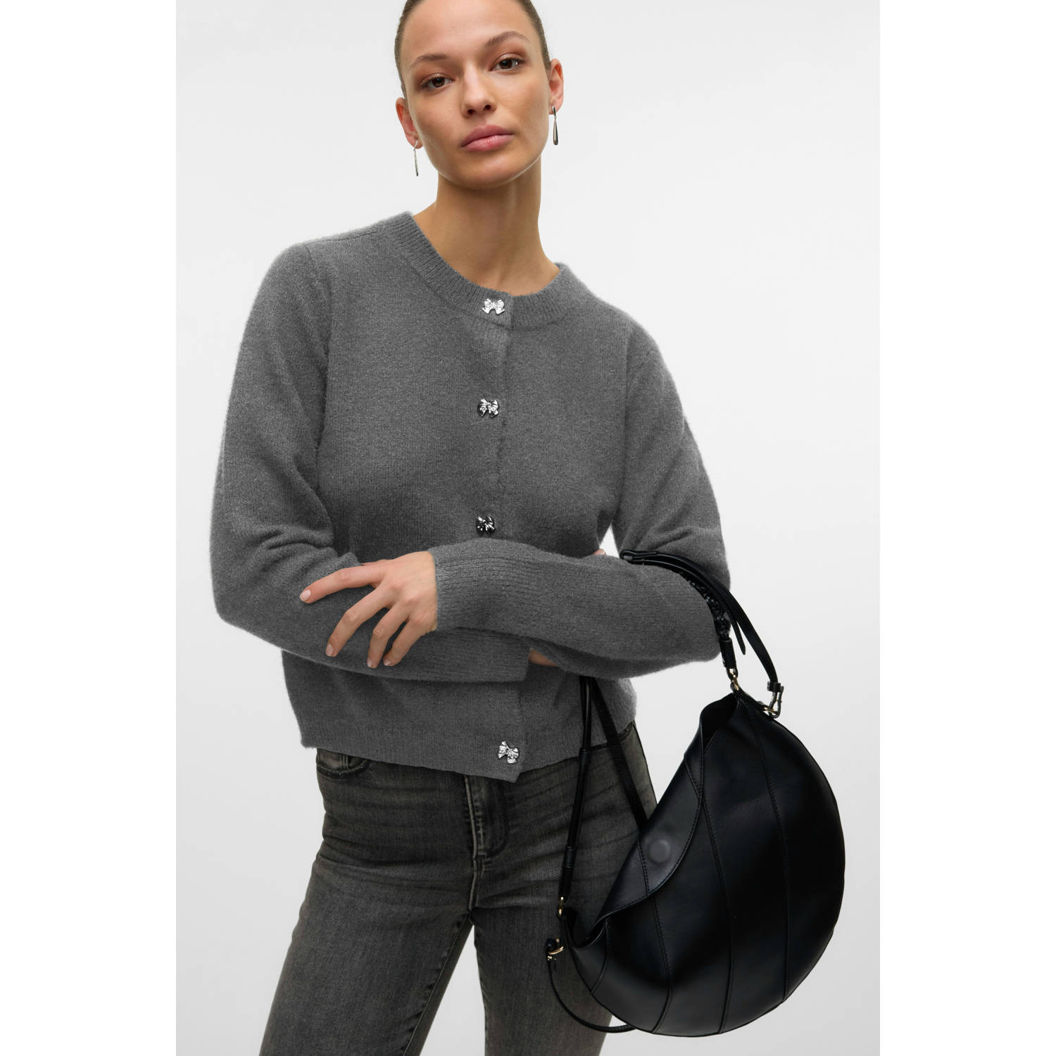 VERO MODA vest VMFIONA met wol