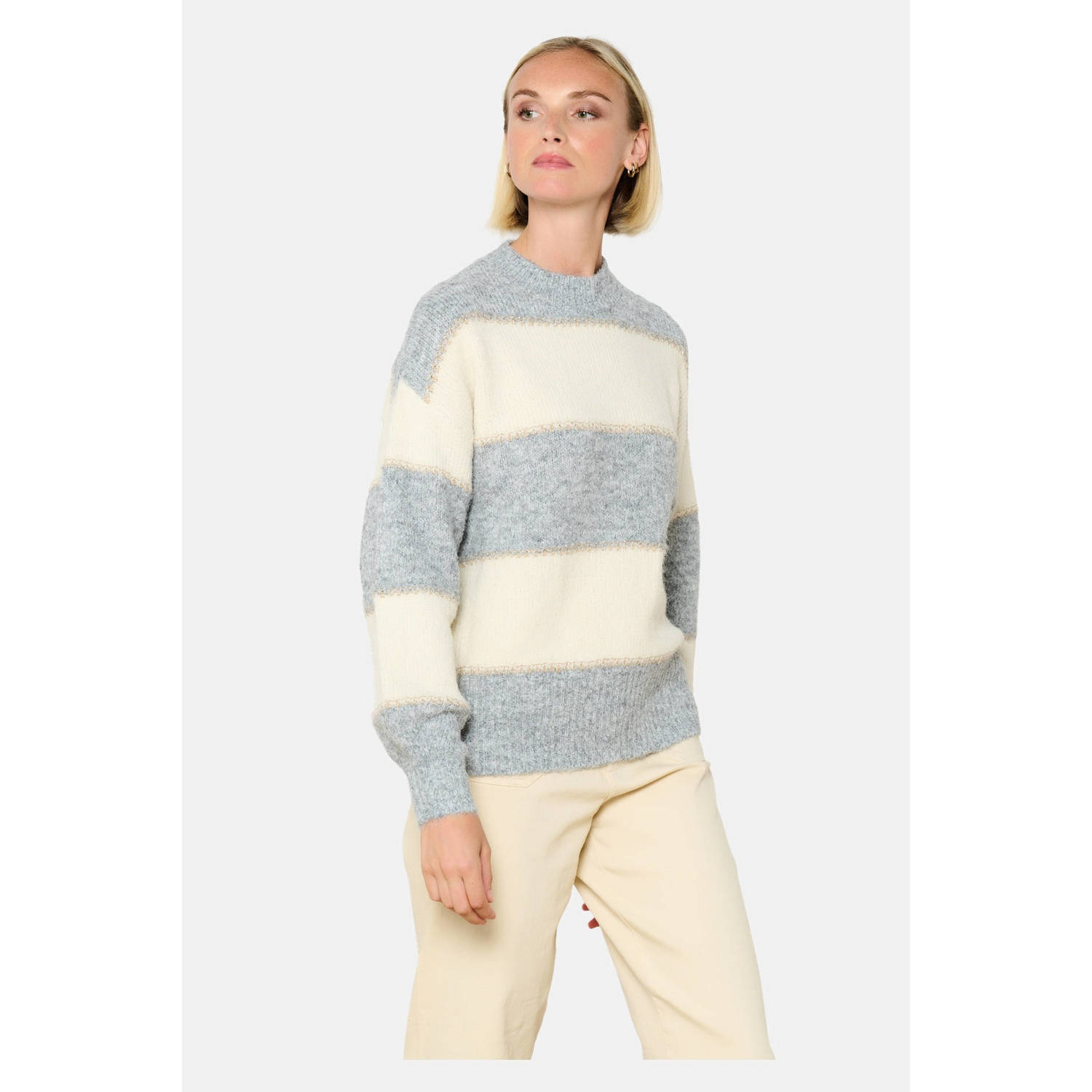LOLALIZA pullover grijs