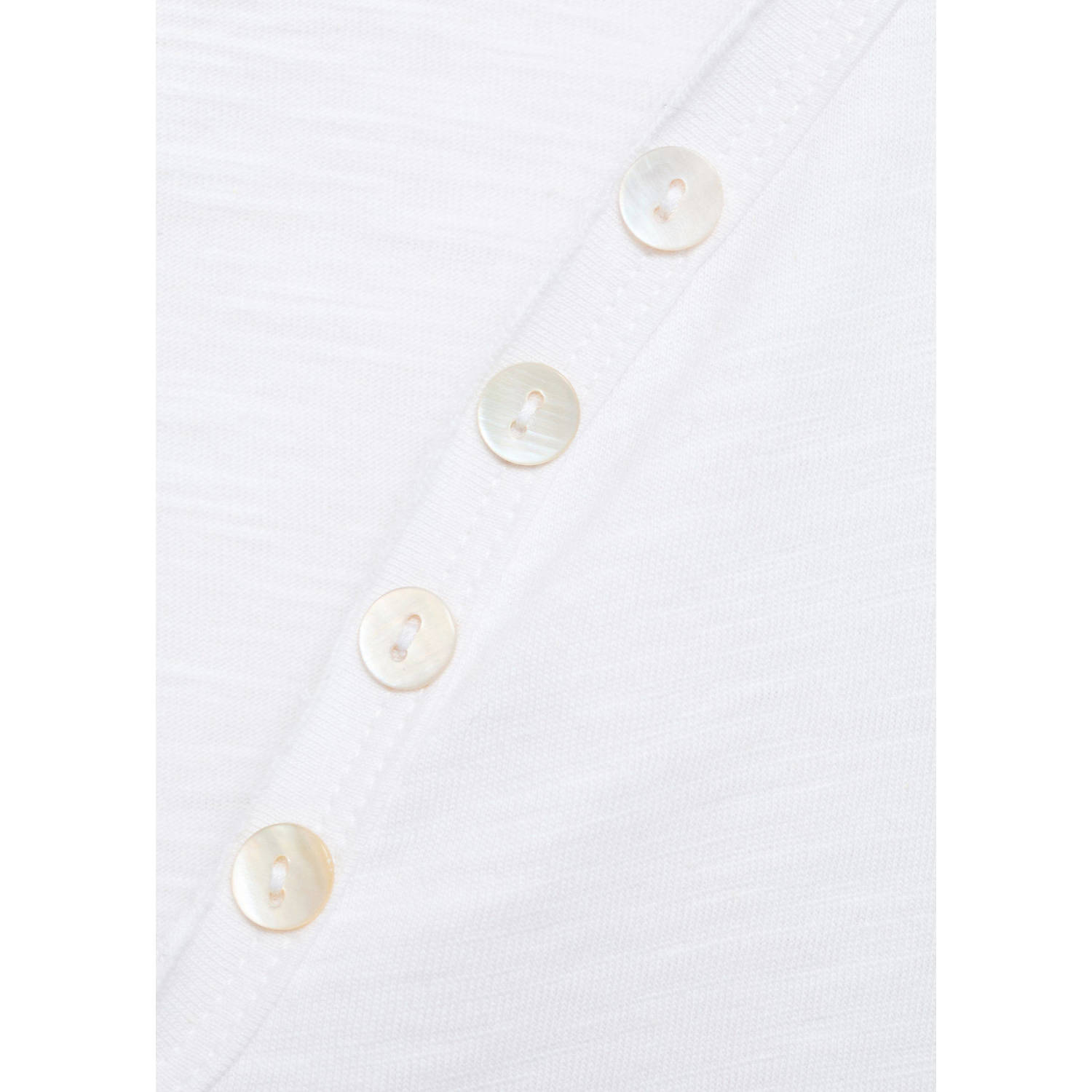 MANGO TEEN longsleeve naturel wit