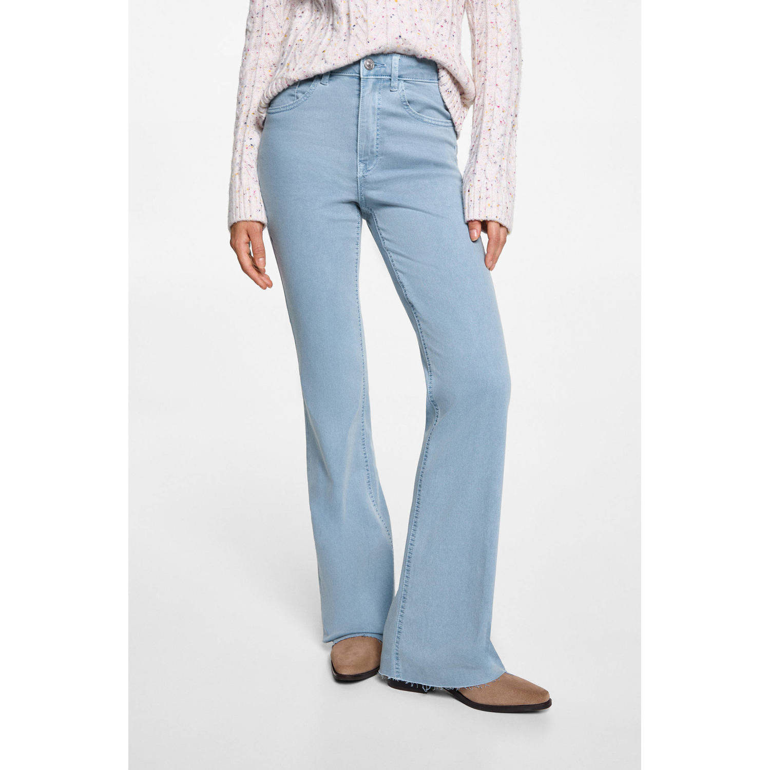 MANGO TEEN broek lichtblauw