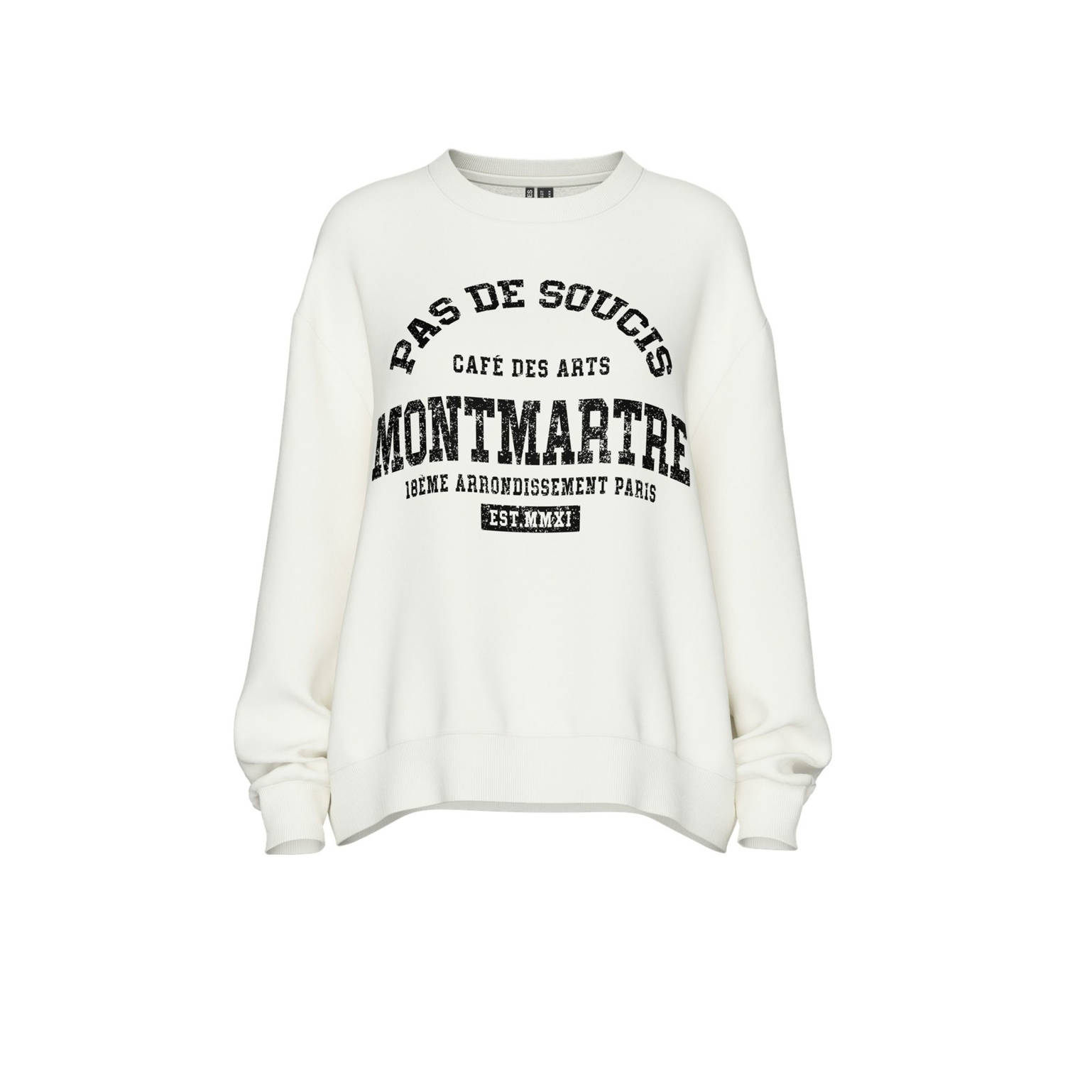PIECES sweater wit PCMAUDE