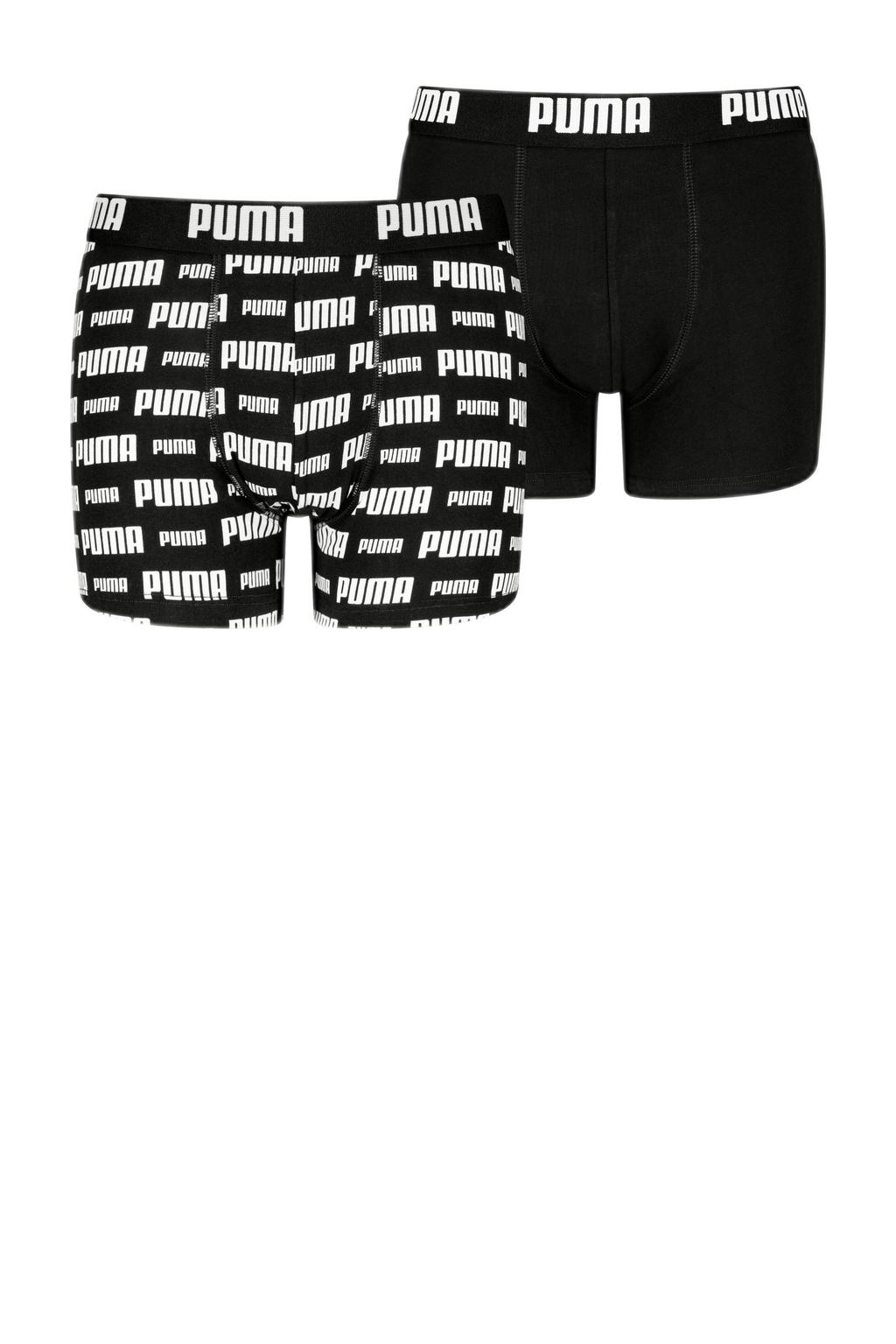 Puma boxershort - zwart / wit (set van 2)