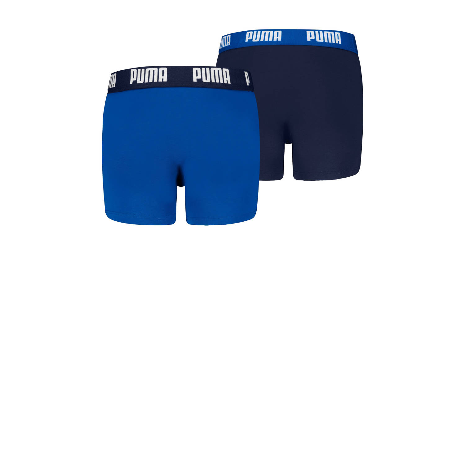 Puma boxershorts set van 2 blauw donkerblauw