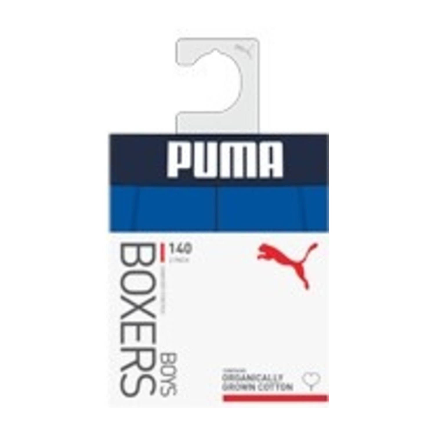 Puma boxershorts set van 2 blauw donkerblauw