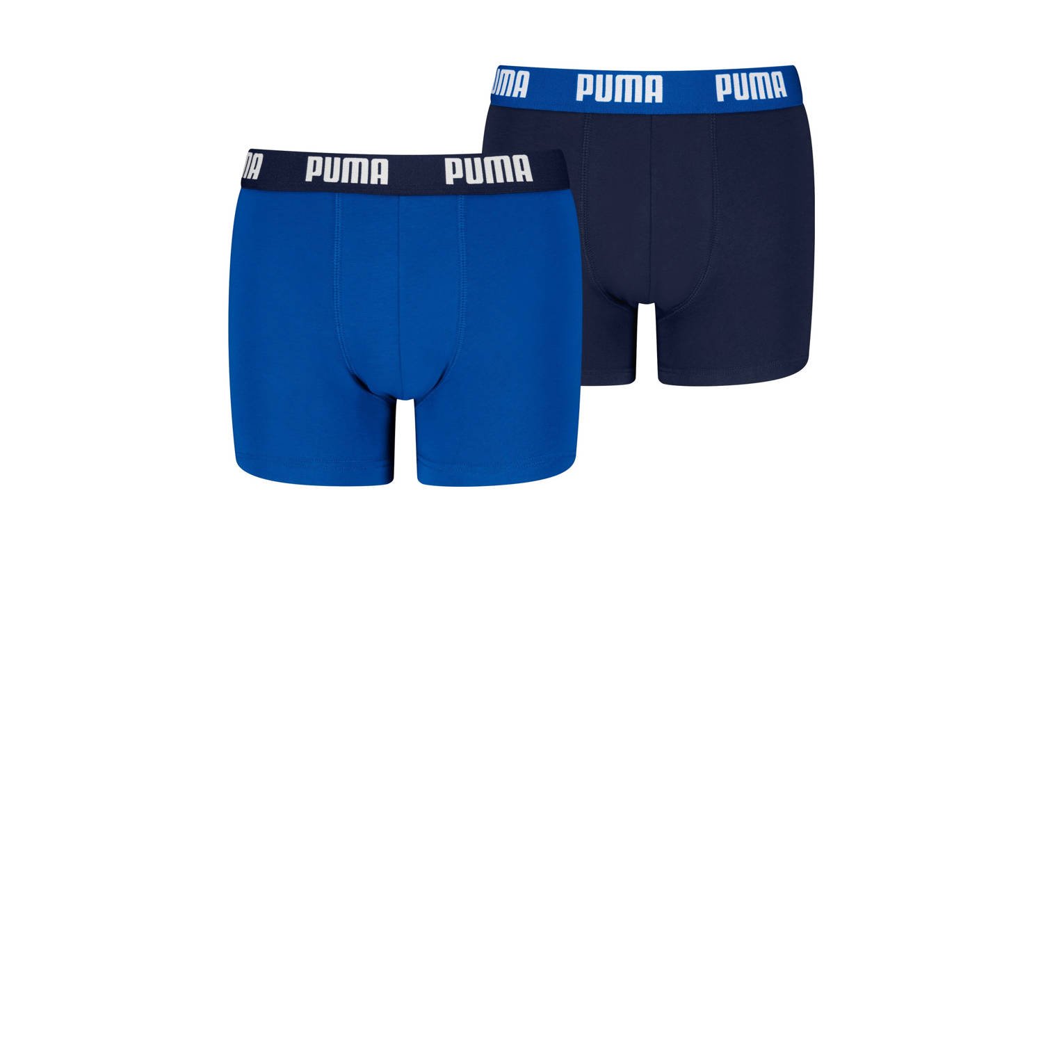 Puma boxershorts set van 2 blauw donkerblauw