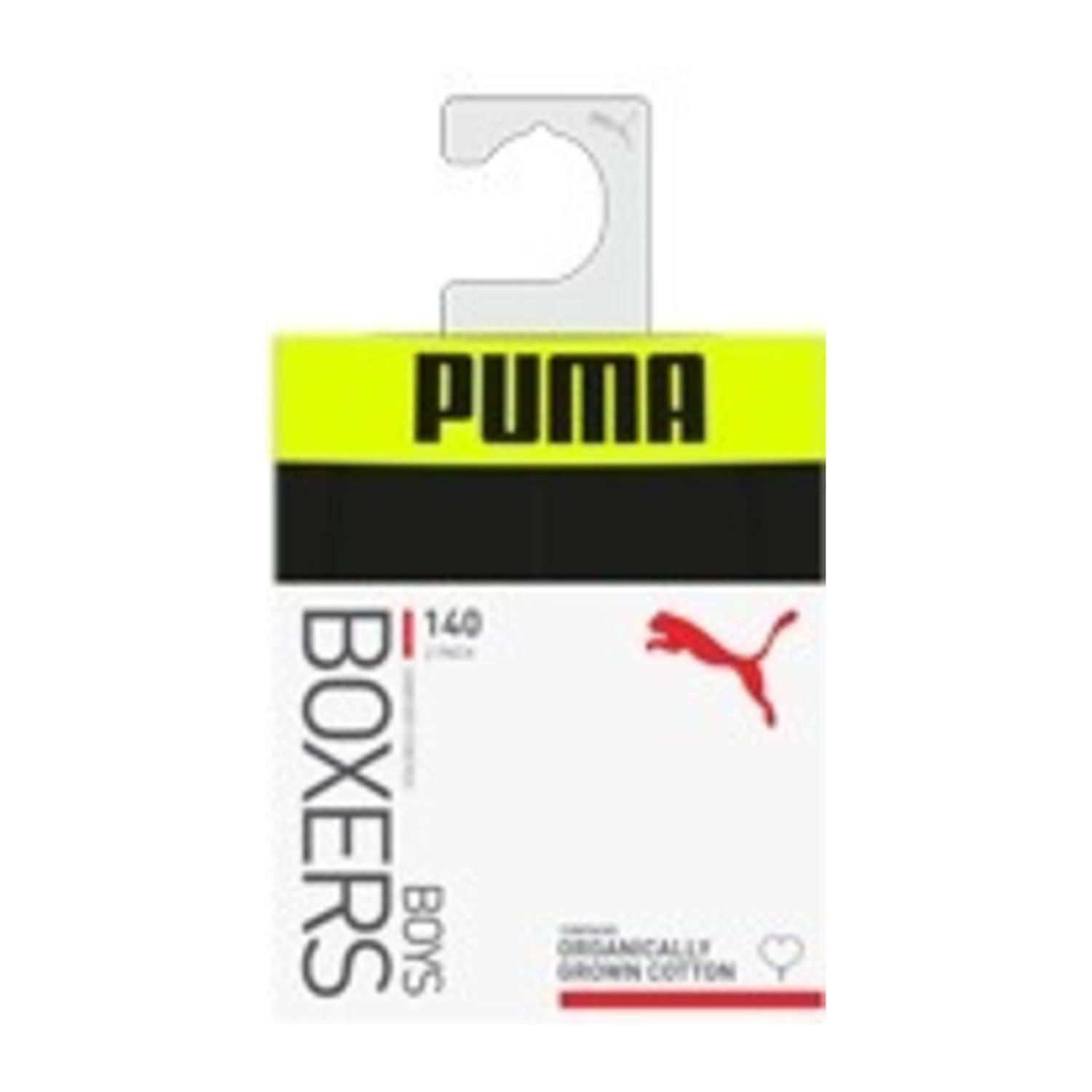 Puma boxershorts set van 2 zwart