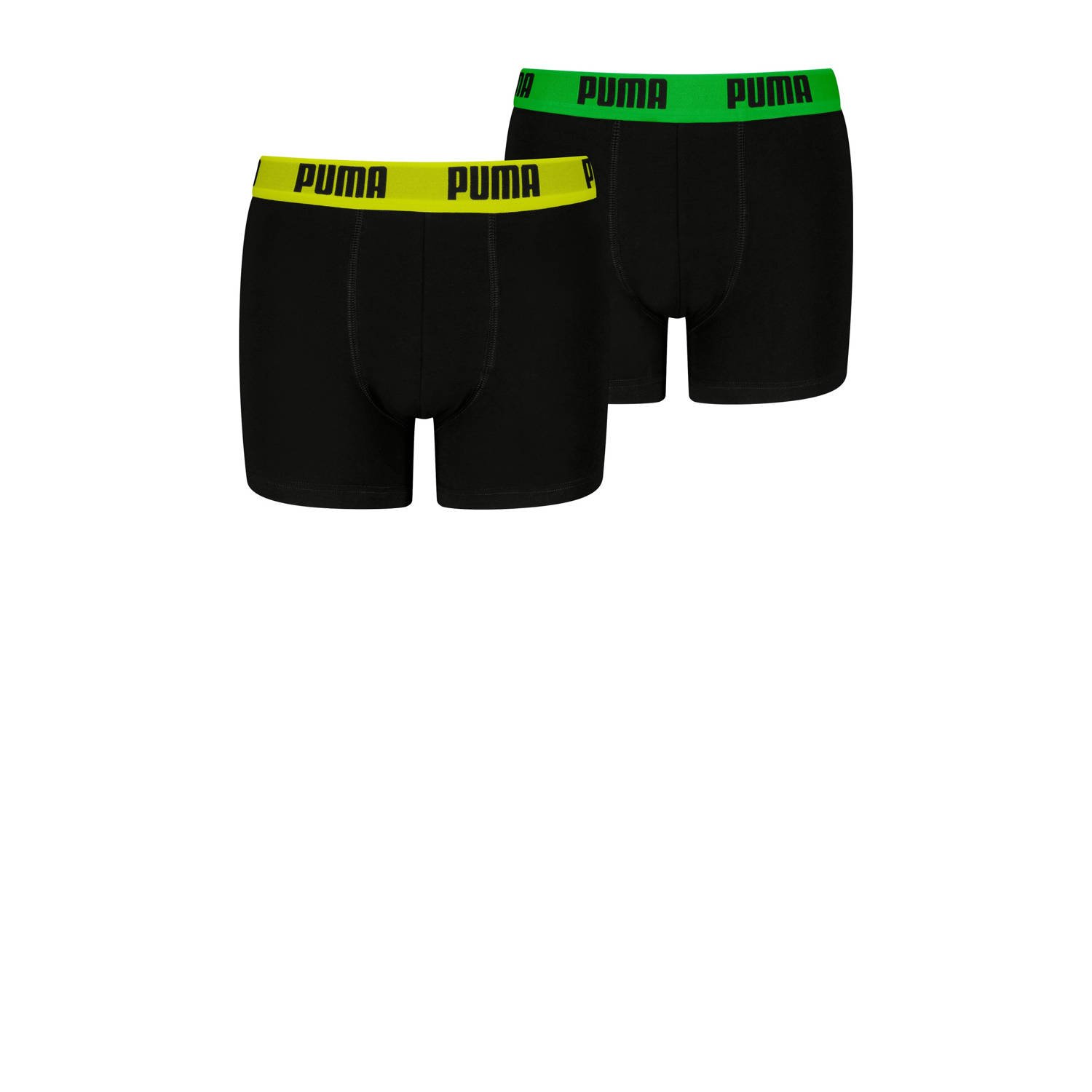 Puma boxershorts set van 2 zwart