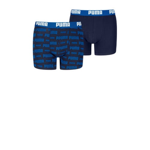 Puma boxershort- set van 2 blauw afbeelding