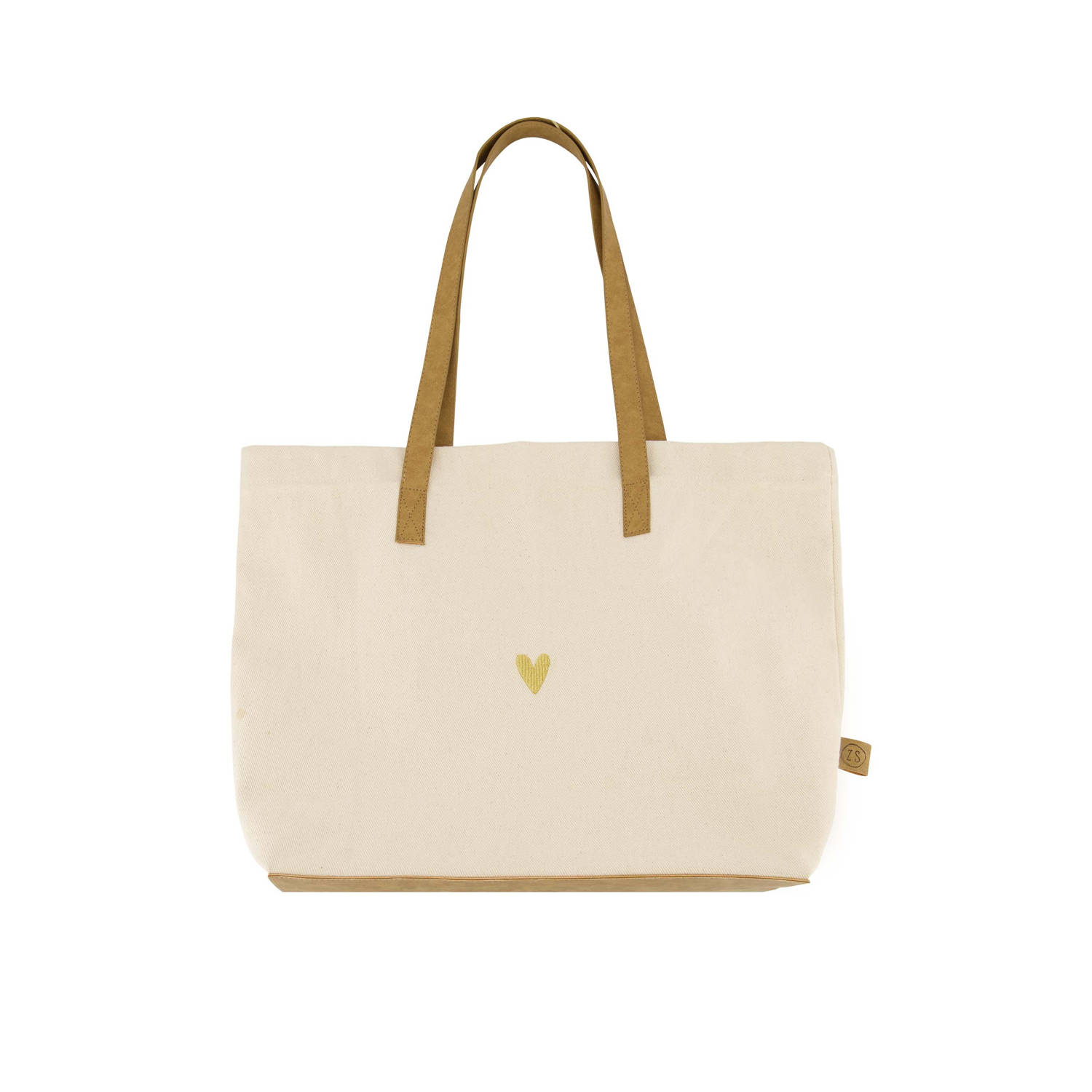 Zusss linnen shopper beige