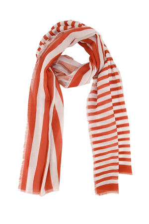 gestreepte sjaal rood