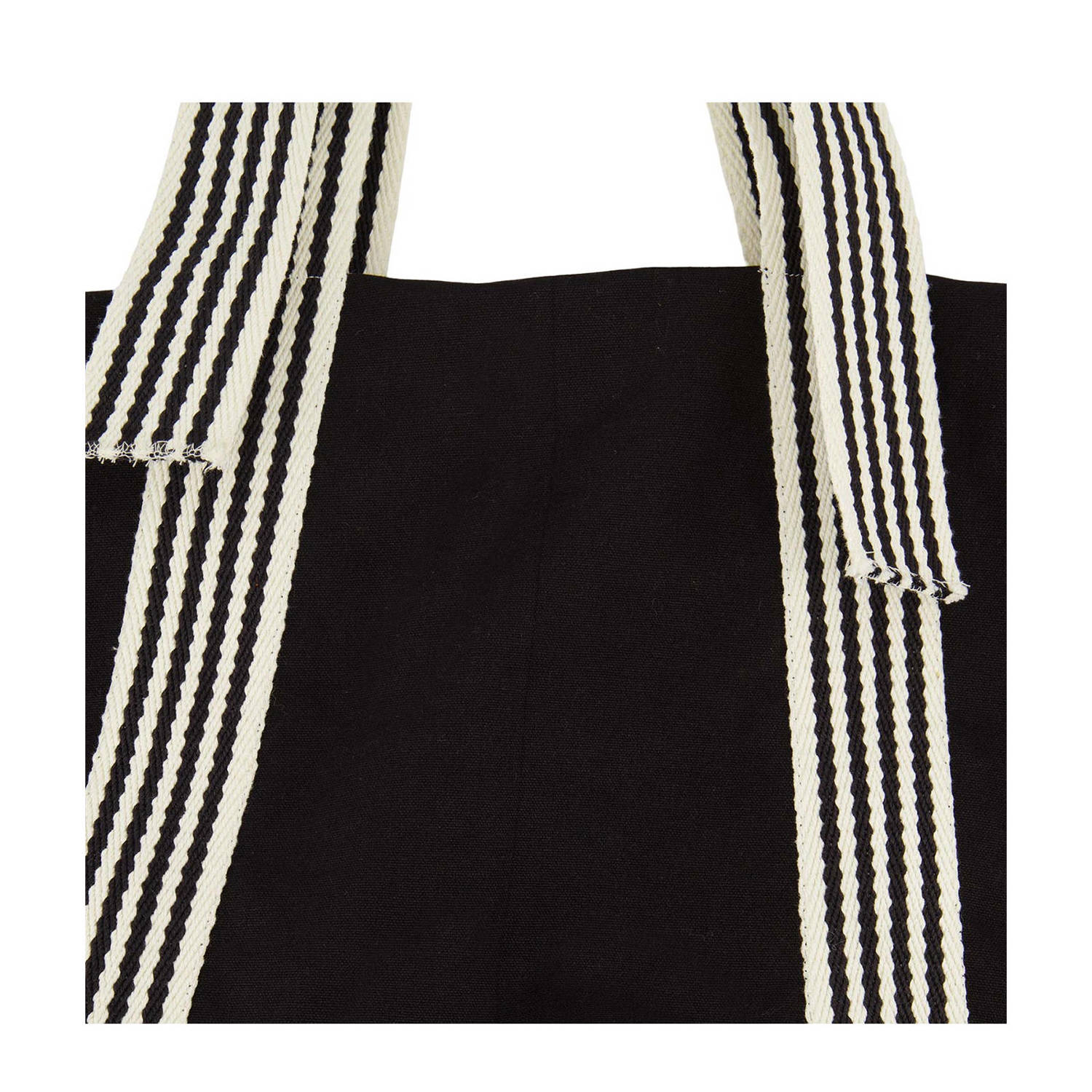Zusss shopper met strik zwart