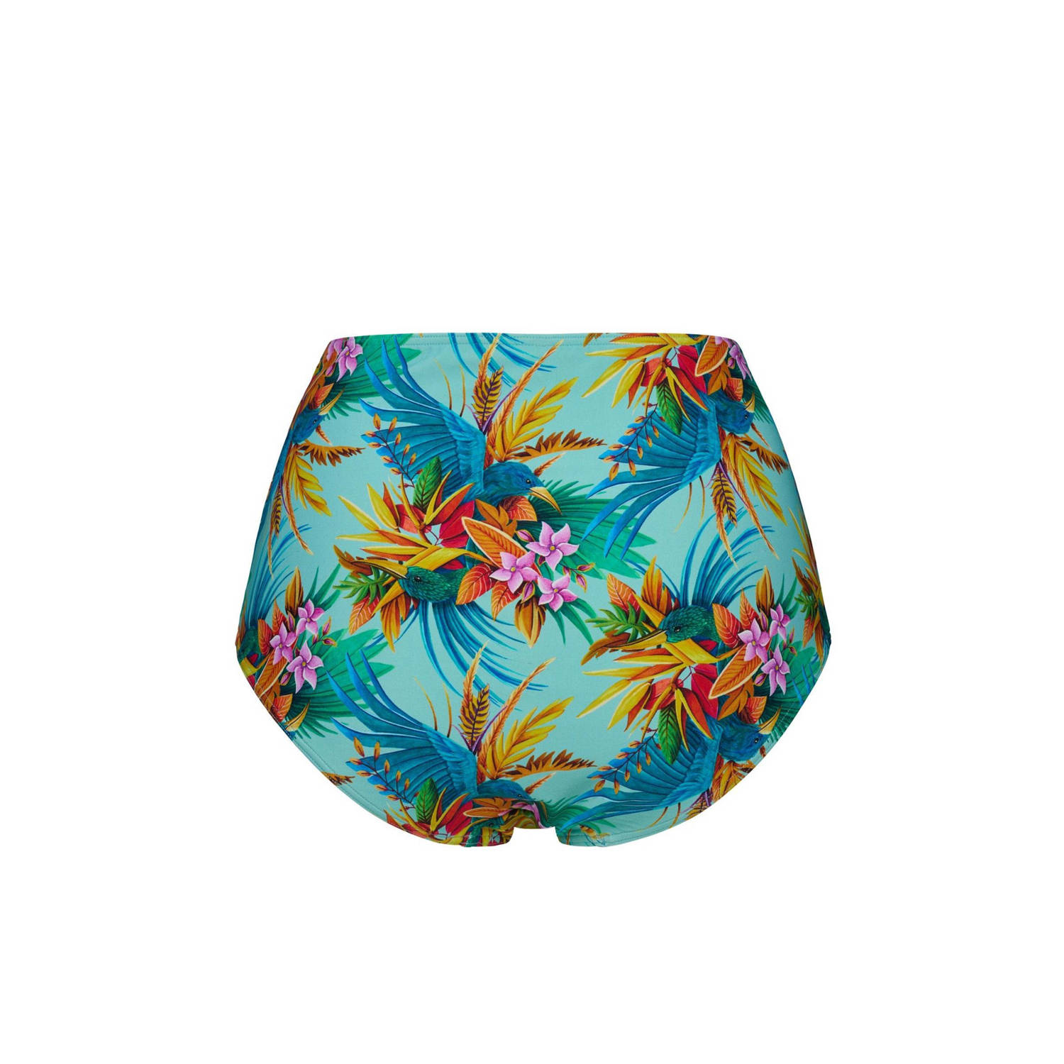 marlies dekkers high waist bikinibroekje Hula Haka turquoise multi