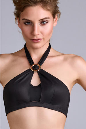 voorgevormde strapless beugel bikinitop Conchita zwart