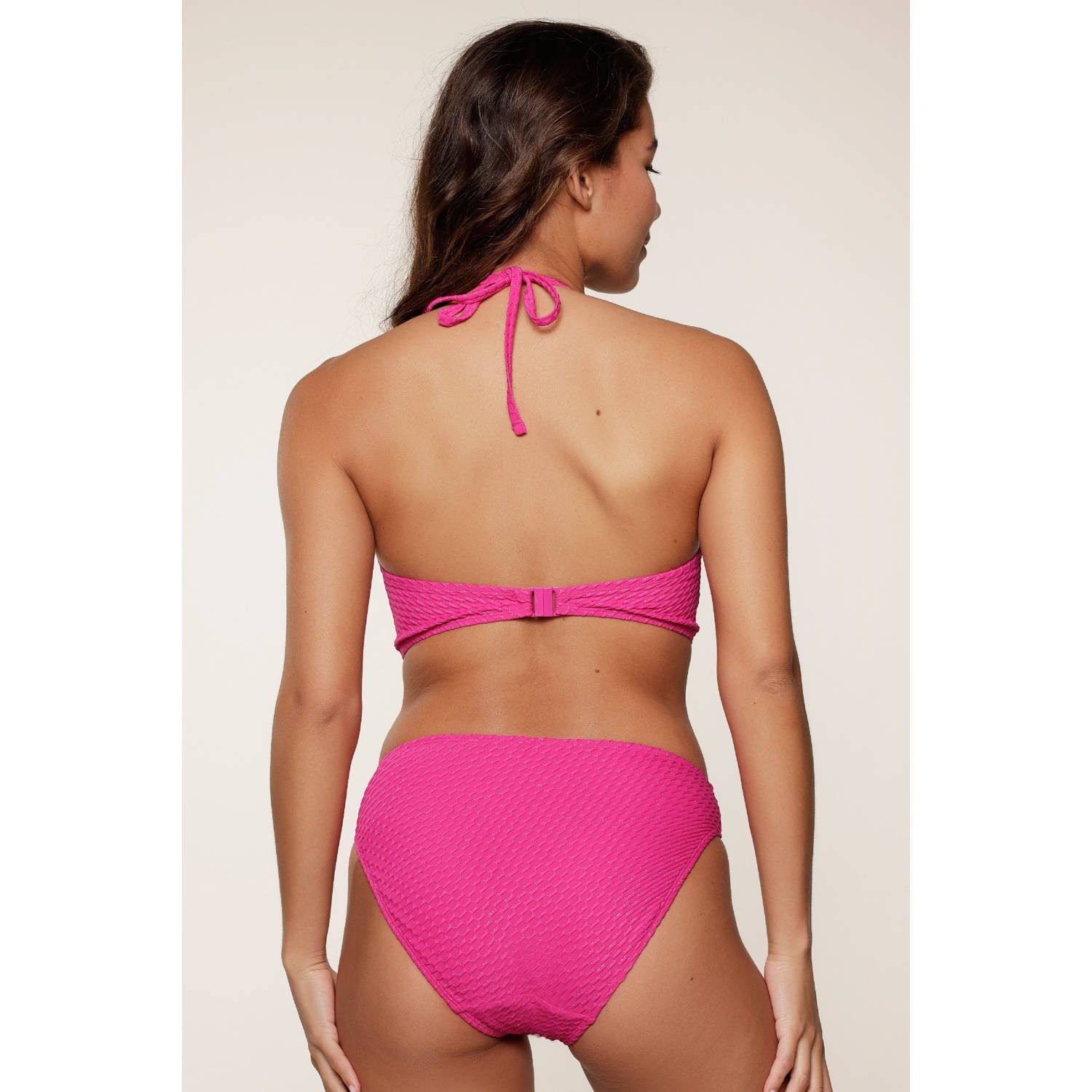 LingaDore voorgevormde halter bikini fuchsia