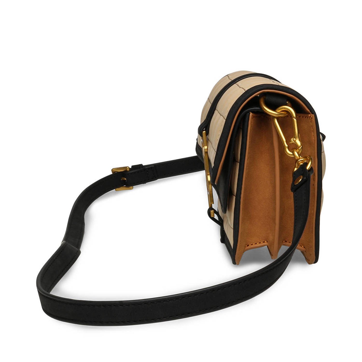 Steve Madden crossbody tas Brya-N beige zwart