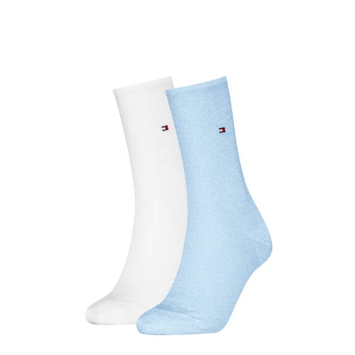 Tommy Hilfiger sokken blauw/wit afbeelding
