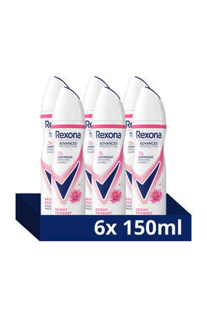 Bright Bouquet anti-transpirant spray - 6 x 150 ml