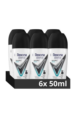 Invisible Aqua anti-transpirant roller - 6 x 50 ml