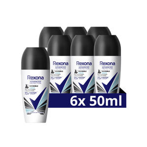 Invisible Aqua anti-transpirant roller - 6 x 50 ml