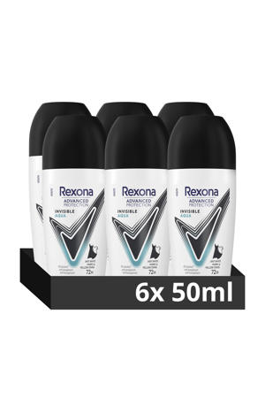 Invisible Aqua anti-transpirant roller - 6 x 50 ml