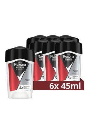 Intense Sport anti-transpirant crème stick - 6 x 45 ml