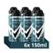 Rexona Men Advanced Protection Invisible anti-transpirant deodorant spray - 6 x 150 ml