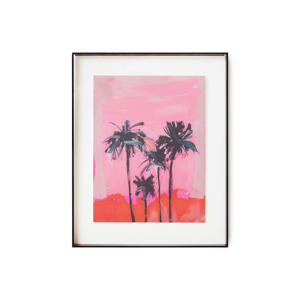 wanddecoratie Palms  (40x50 cm)