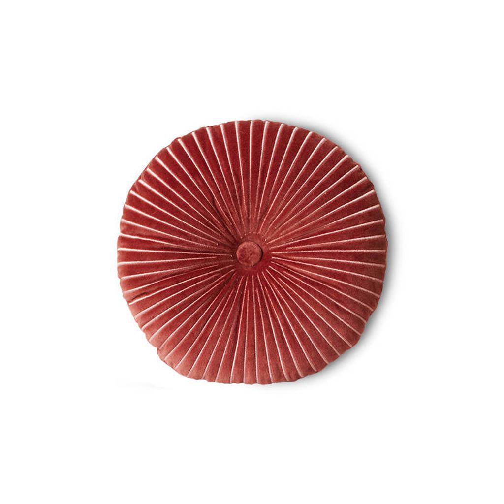 HKLIVING sierkussen Burgundy (Ø35 cm)