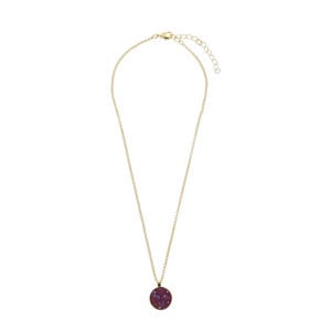 gold plated ketting met Swarovski Kristallen