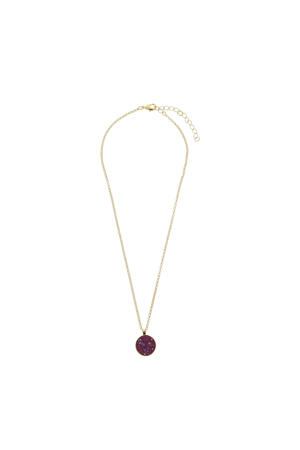 gold plated ketting met Swarovski Kristallen