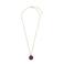 Otazu gold plated ketting met Swarovski Kristallen