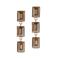 Otazu gold plated oorbellen met Swarovski Kristallen Triple Mystic