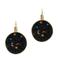 Otazu gold plated oorbellen met Swarovski Kristallen Sparkle